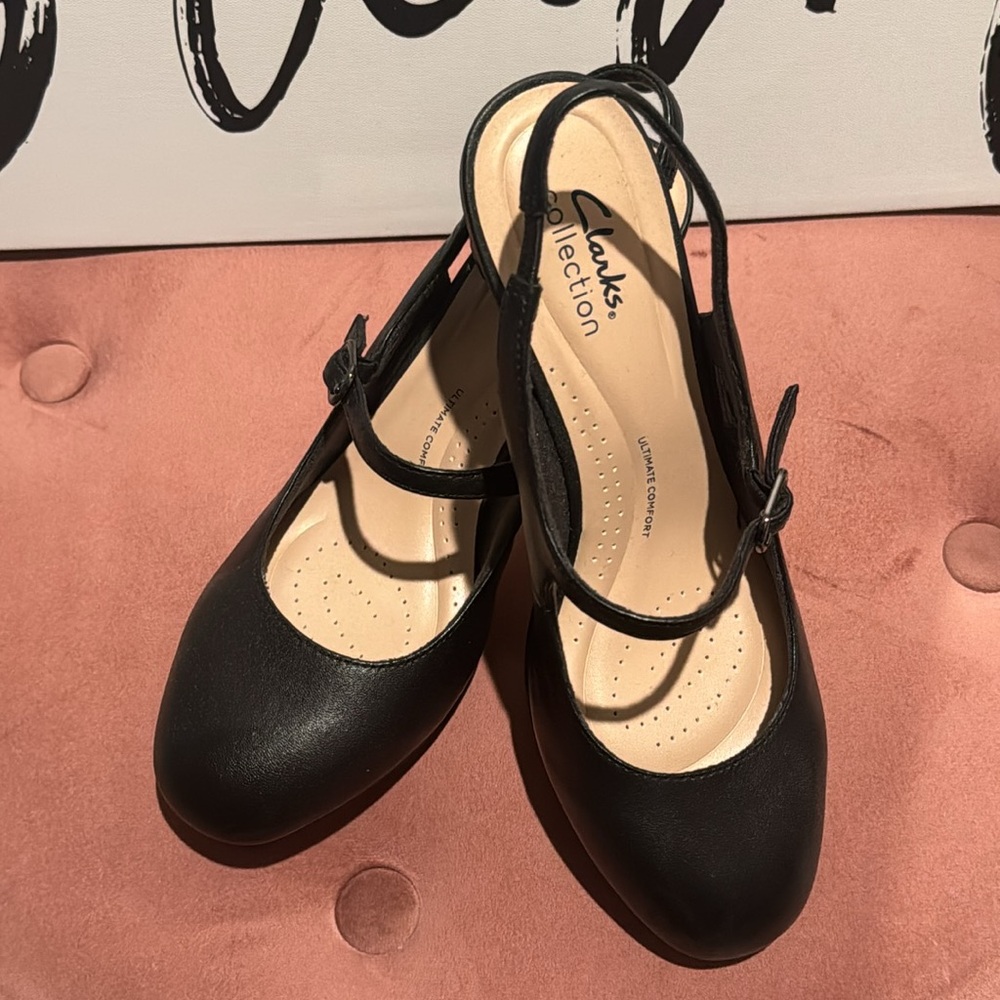 New Clarks Sling back shoe